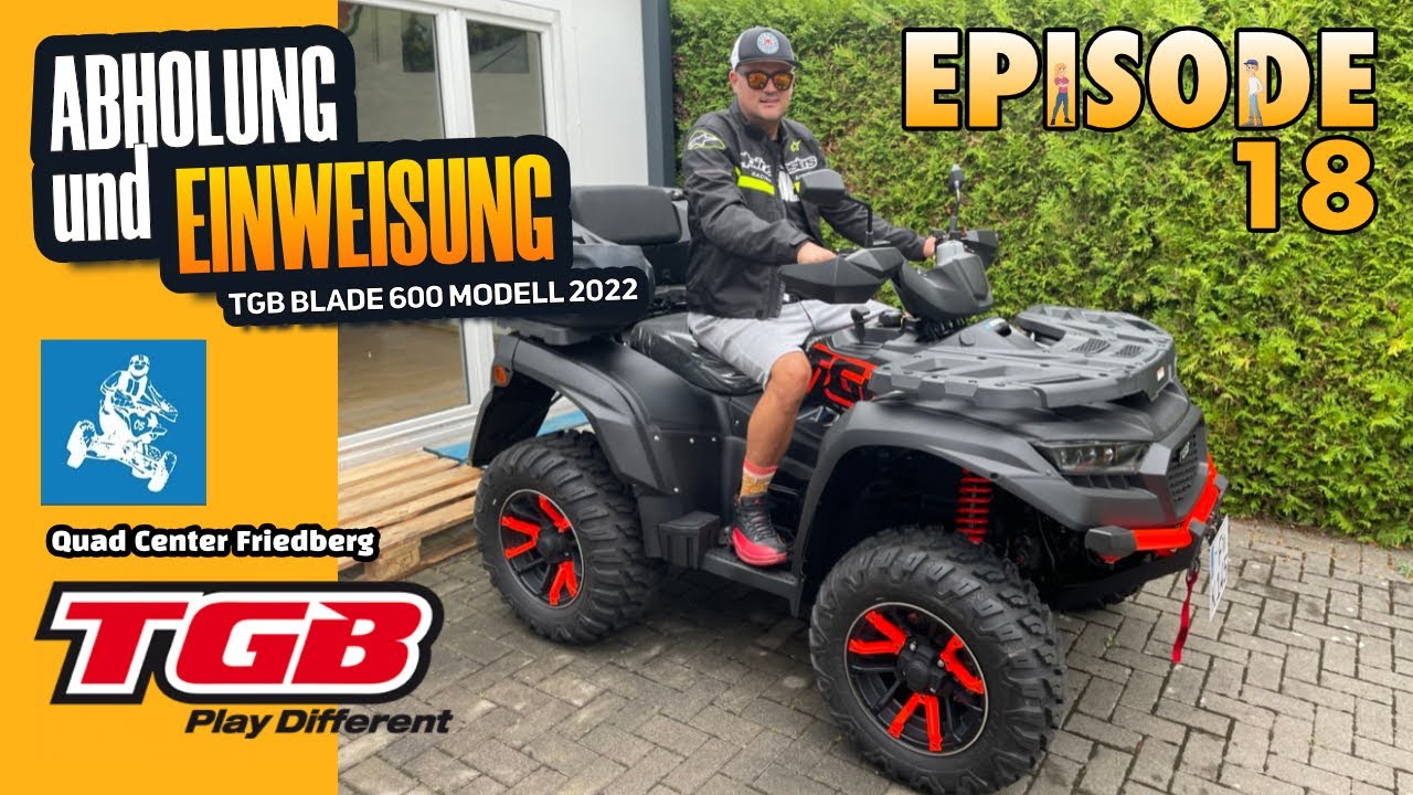 Abholung und Einweisung der TGB Blade 600 Modell 2022