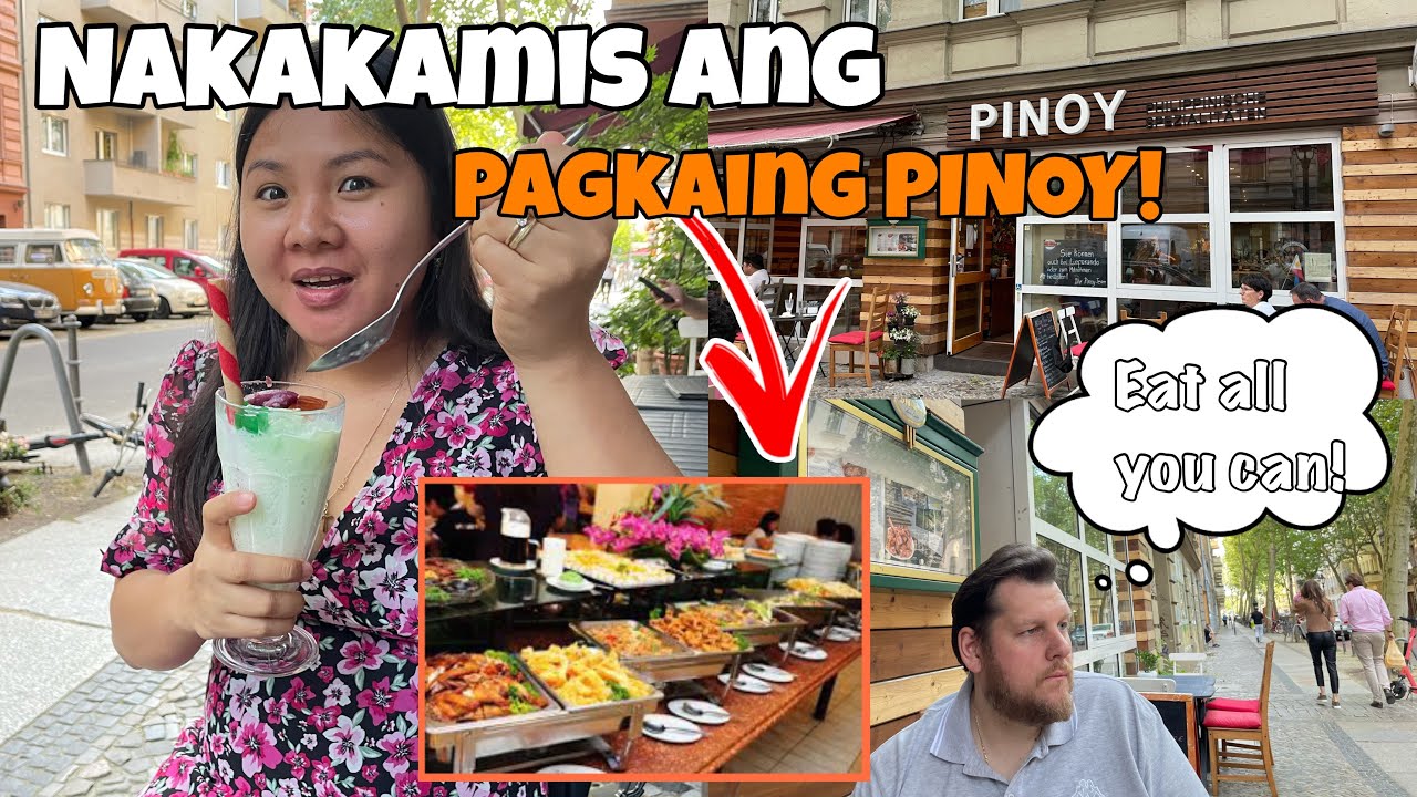 PINOY RESTAURANT IN BERLIN! BUFFET LAHAT FILIPINO FOODS| PINAY-GERMAN LIFE