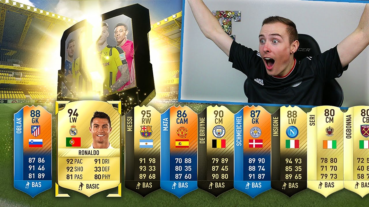 100K PACKS!!! HUGE TOTW PACK OPENING FOR IF MESSI!!! FIFA 17 Ultimate Team