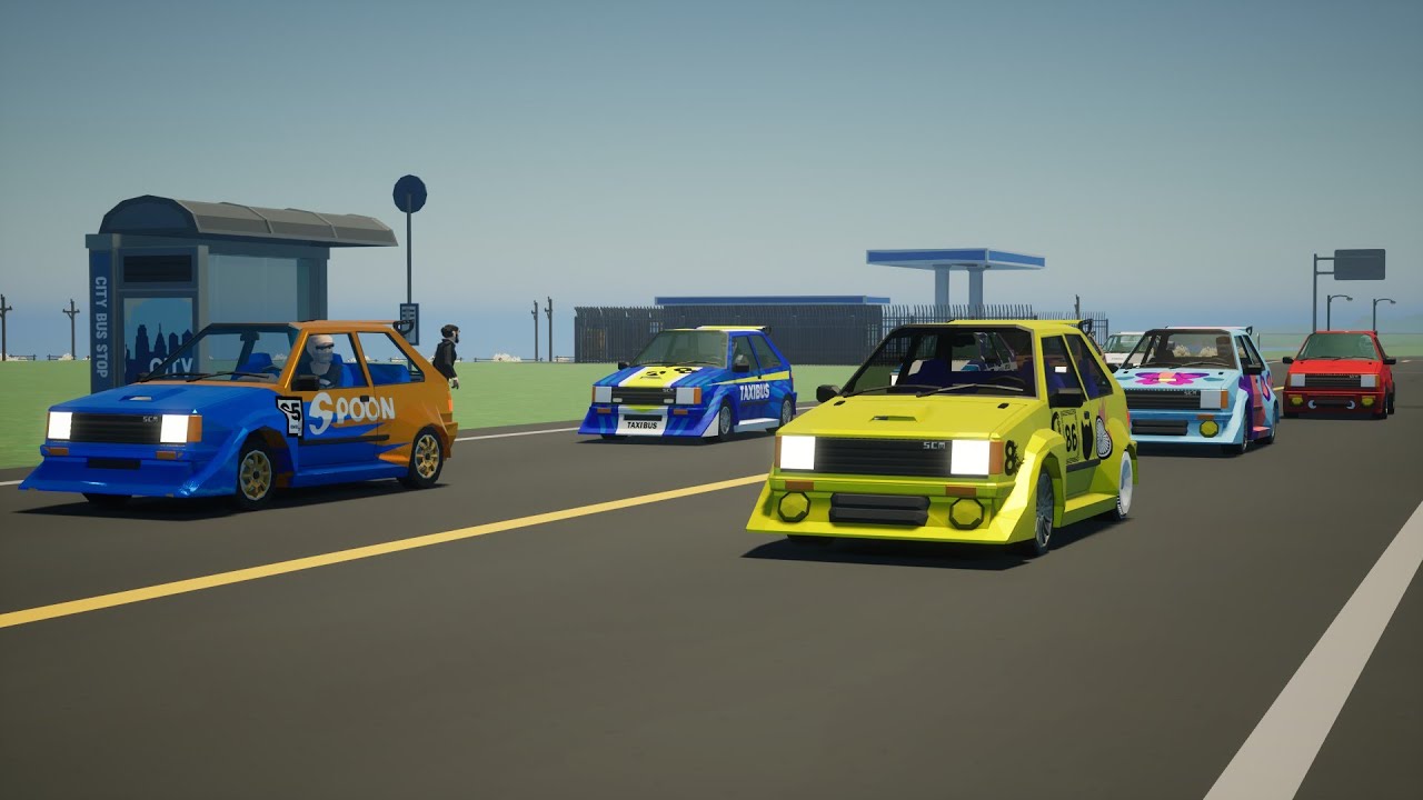 Dont lag and overtake! Tuff but fun race