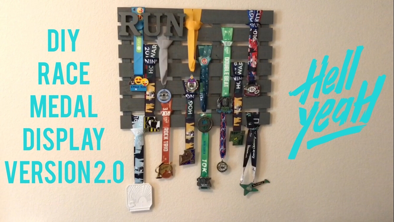 DIY Medal Display - Version 2.0!