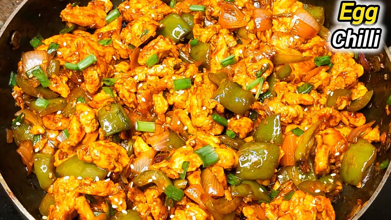 Egg Chilli Recipe | Chilli Egg | How to make egg chilli | Egg Manchurian