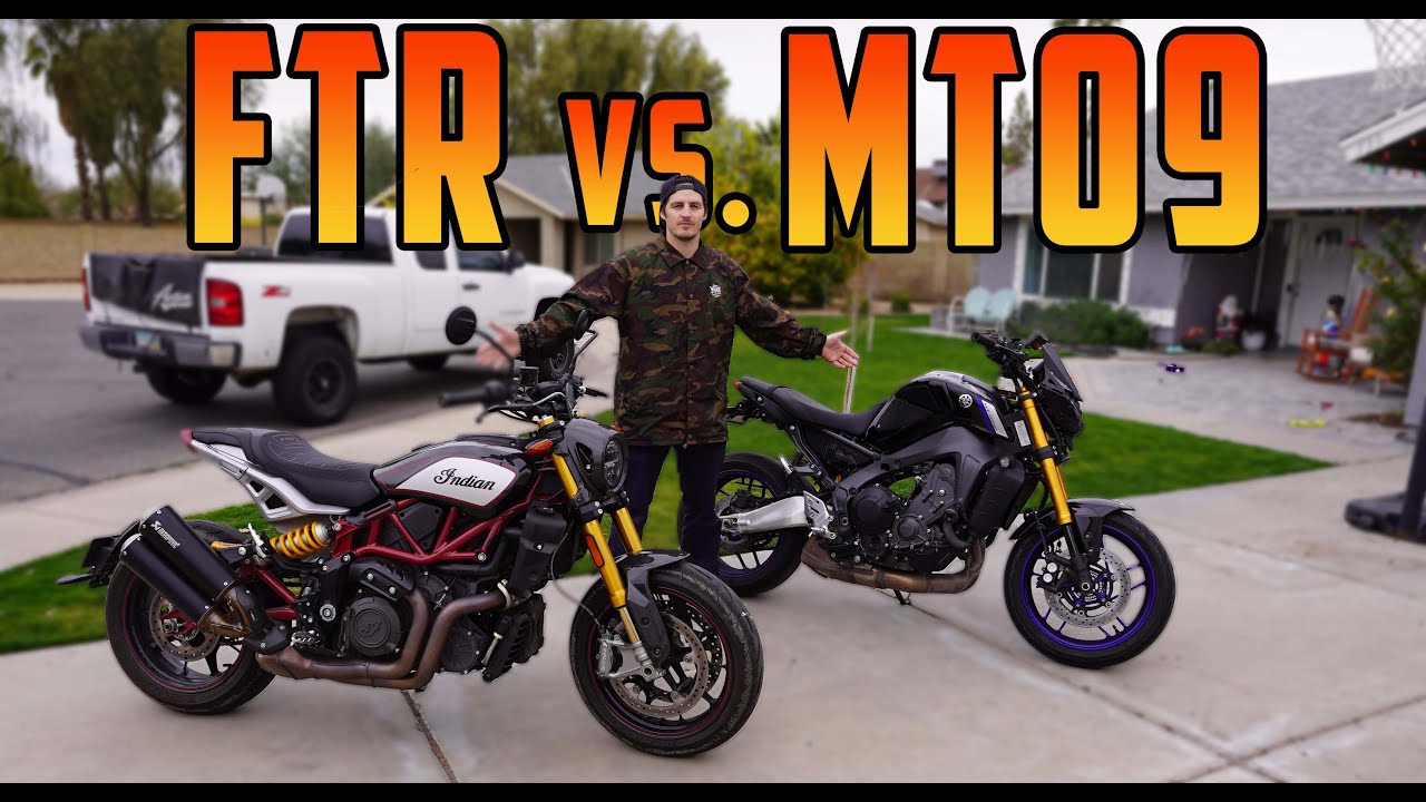 Эта ОДНА вещь делает Indian лучше... Yamaha MT-09 против Indian FTR 1200
