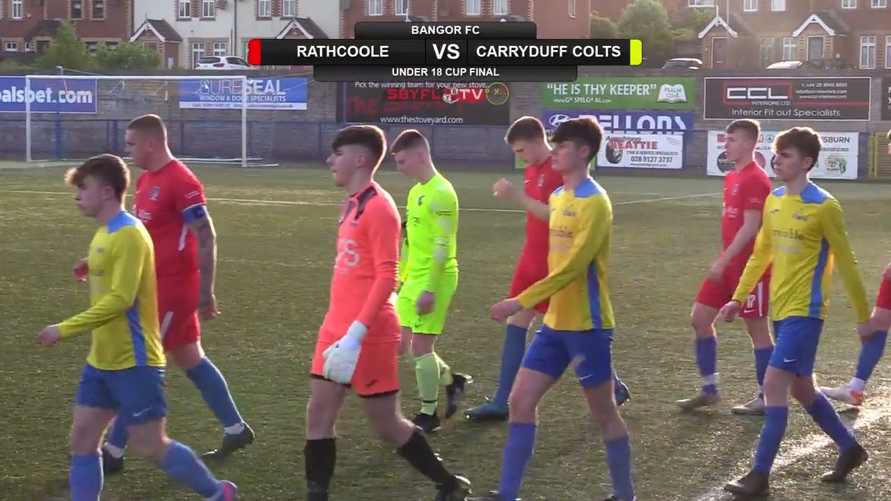 Rathcoole v Carryduff Colts - Under 18 Cup Final - May 2022