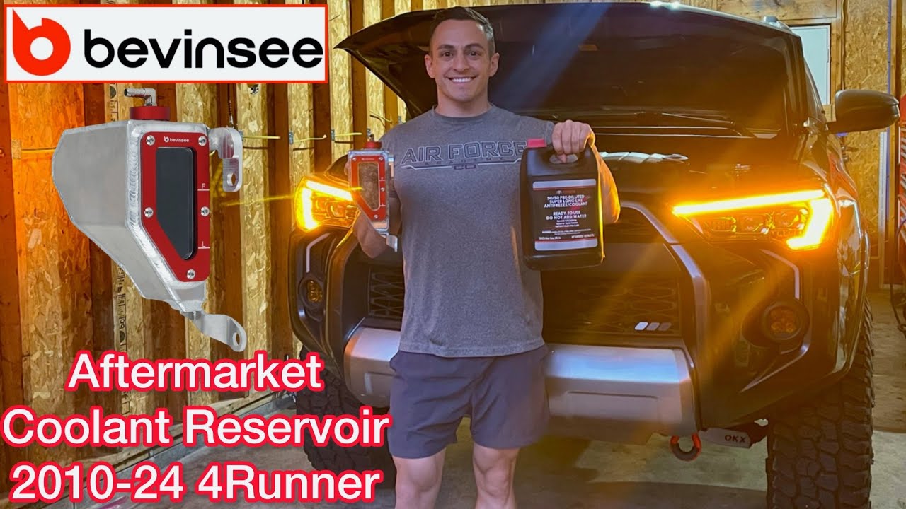 How to Swap Out The Coolant Reservoir for a Bevinsee Aluminum Alloy one on your 5th Gen 4Runner!!