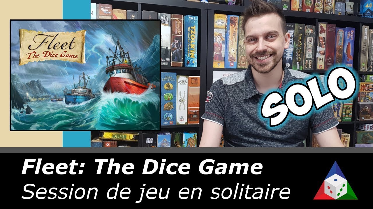 Fleet: The Dice Game - Session de jeu en solitaire