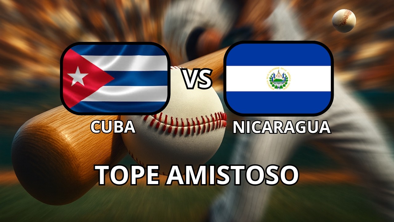 Cuba vs Nicaragua Tope de preparación 4to Juego