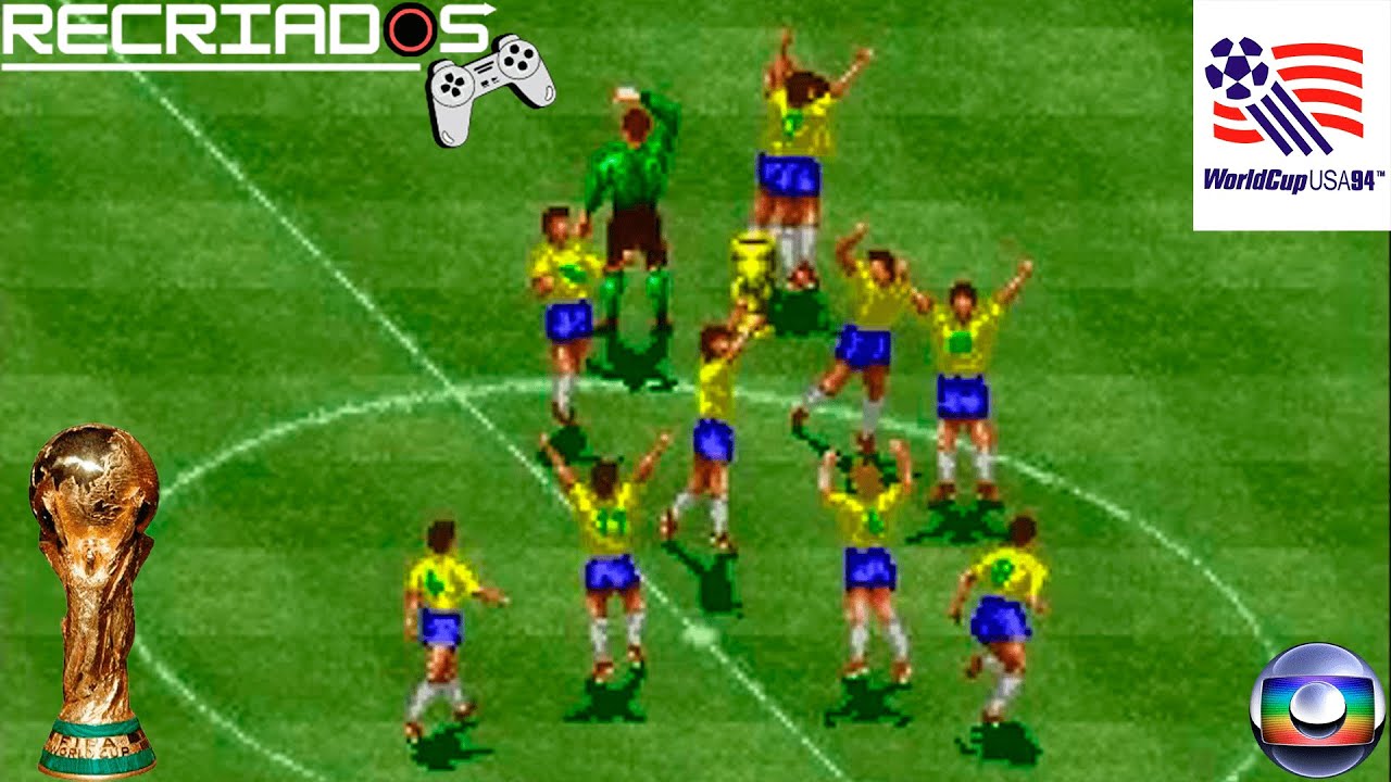 Brasil 0 x 0 Itália - (Pênaltis 3-2) - FINAL DA COPA 1994 - RECRIADOS