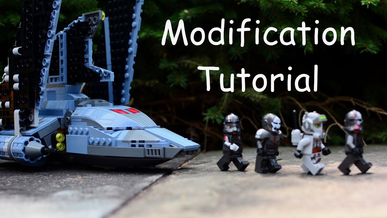 Lego Bad Batch Attack Shuttle Modification Tutorial (set 75314)