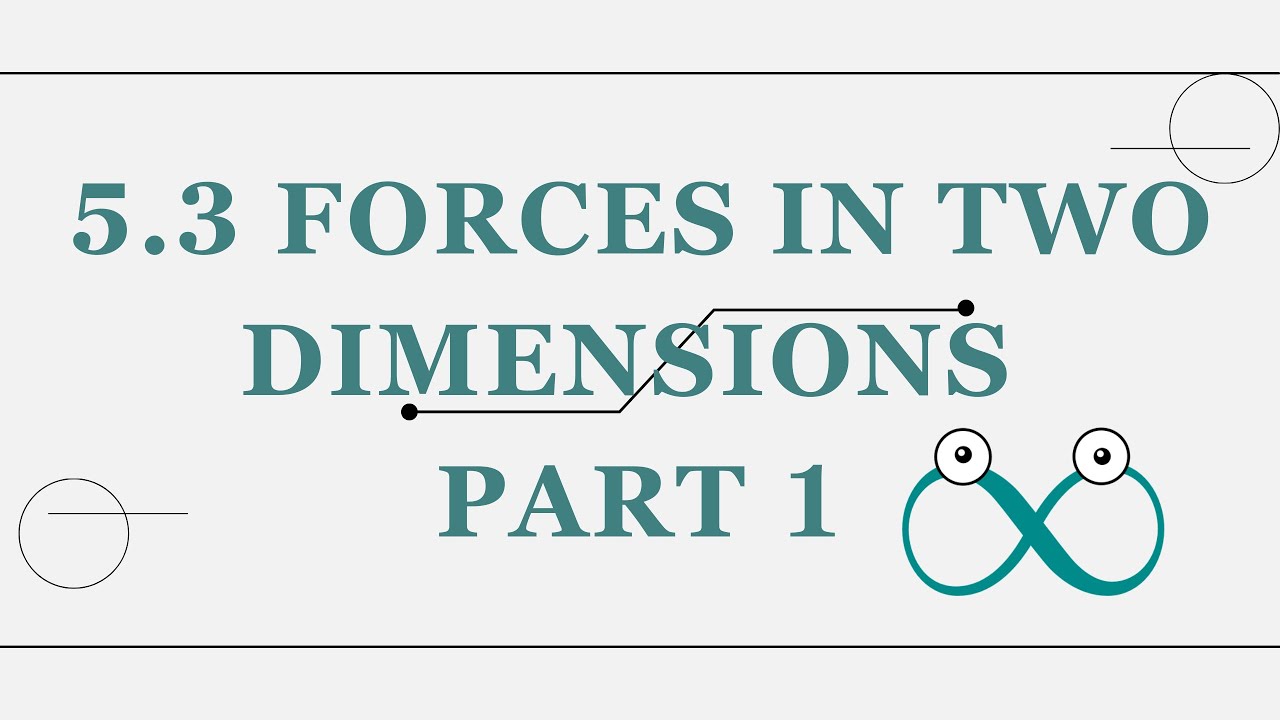 5.3 Forces in Two Dimensions - Part (1)