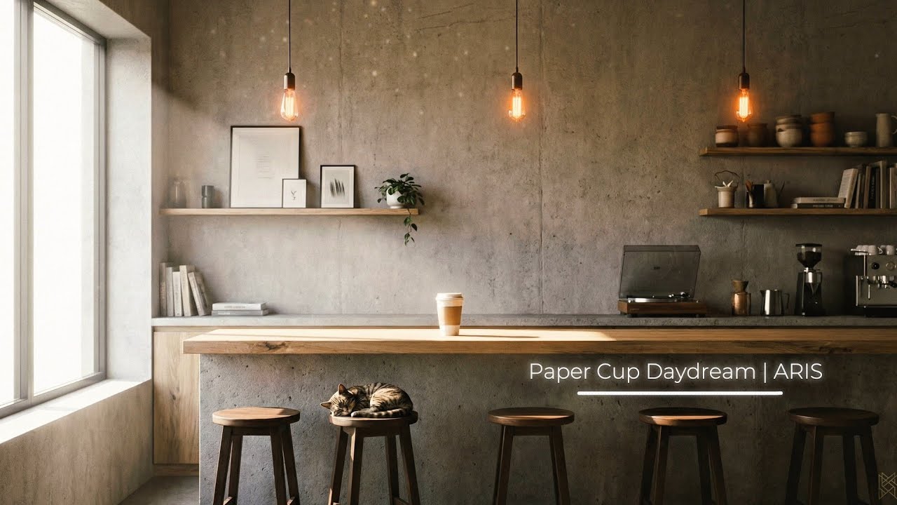 Golden Hour Coffee ☀️ Paper Cup Daydream - ARIS | SanctuaryNeo