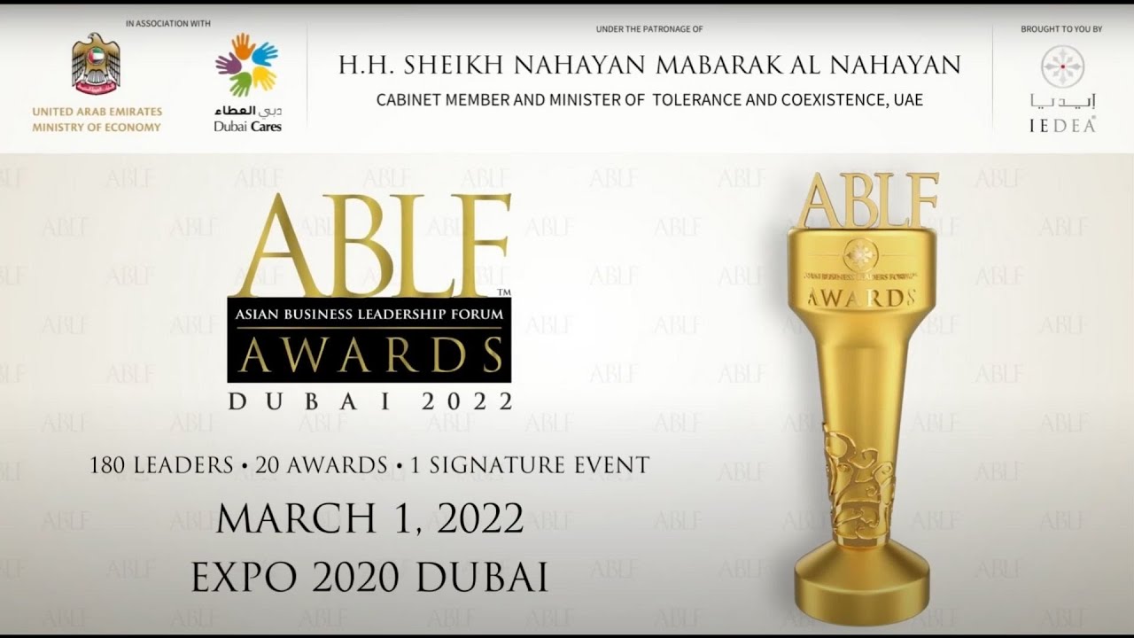 ABLF Awards 2022 at the Expo 2020 Highlights