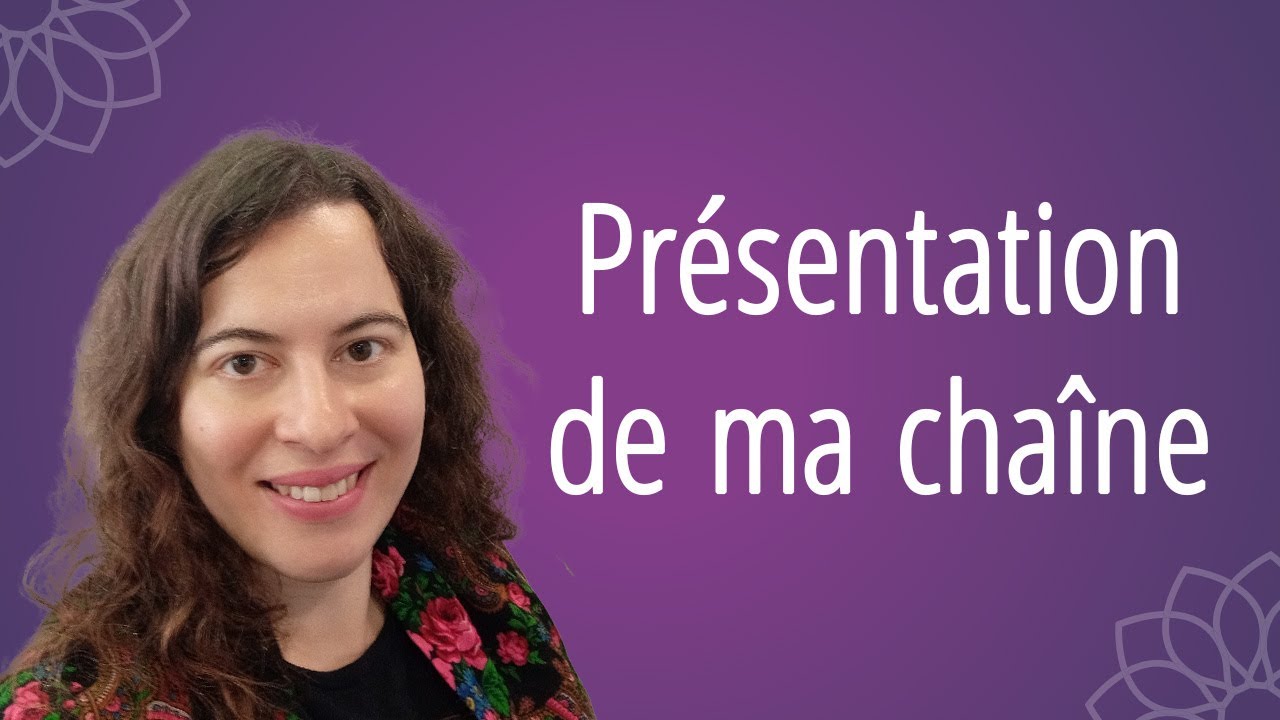 Vidéo de présentation de ma chaîne d'artiste