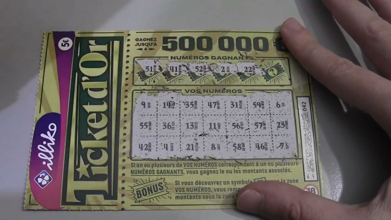 Challenge 75€,15 Ticket d'Or, Chance ou pas chance !
