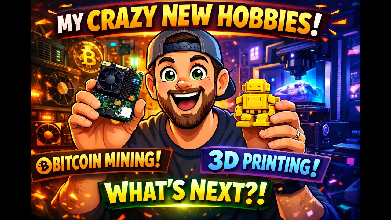New Hobbies Are Taking Over 🤖⚡ Bitcoin Mining, 3D Printing & What’s Next