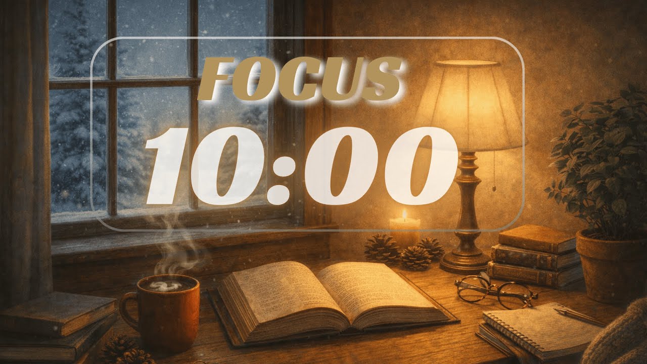 10 min Winter Chill Timer ambient theme