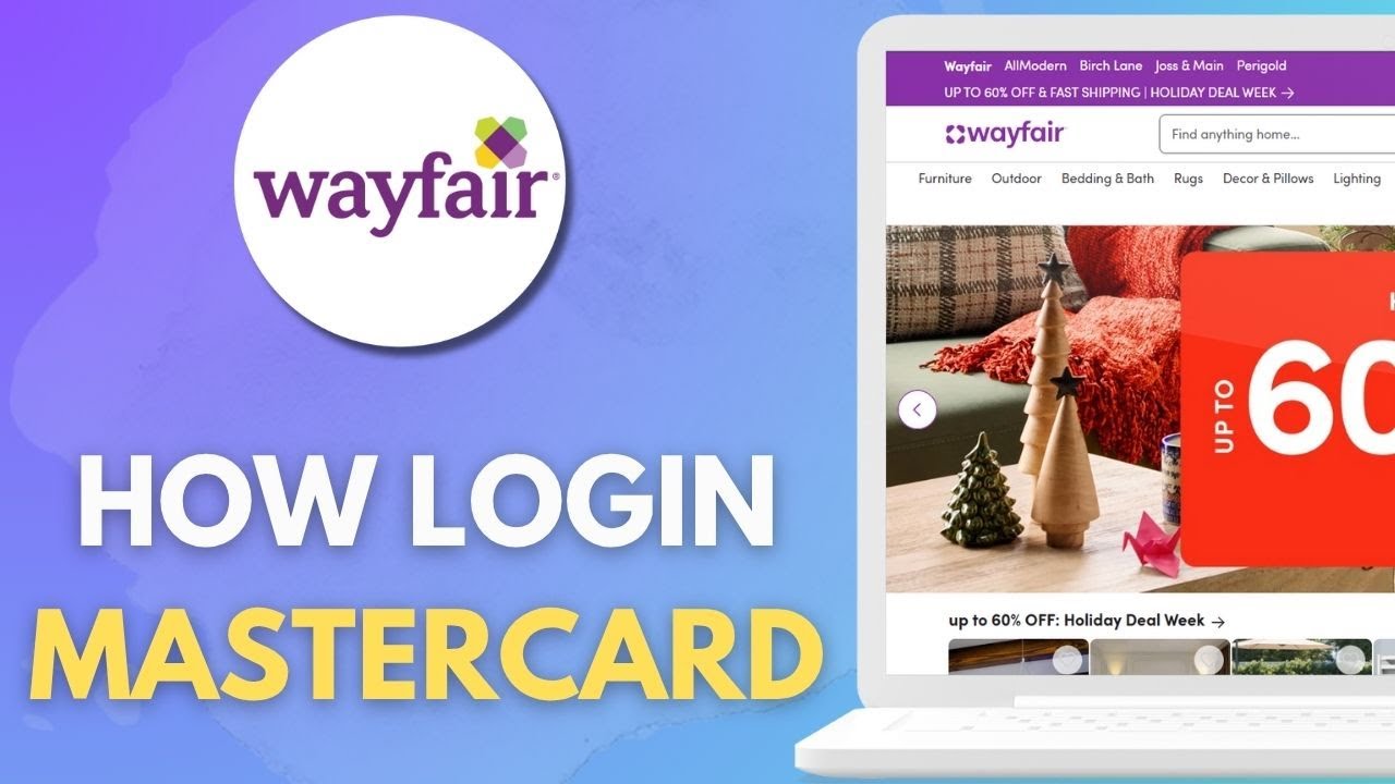 Как войти в учетную запись Wayfair MasterCard