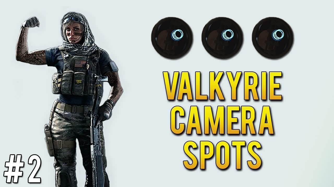Best Valkyrie Camera Spots On ALL Maps | Rainbow Six Siege Guide - Part 2/2