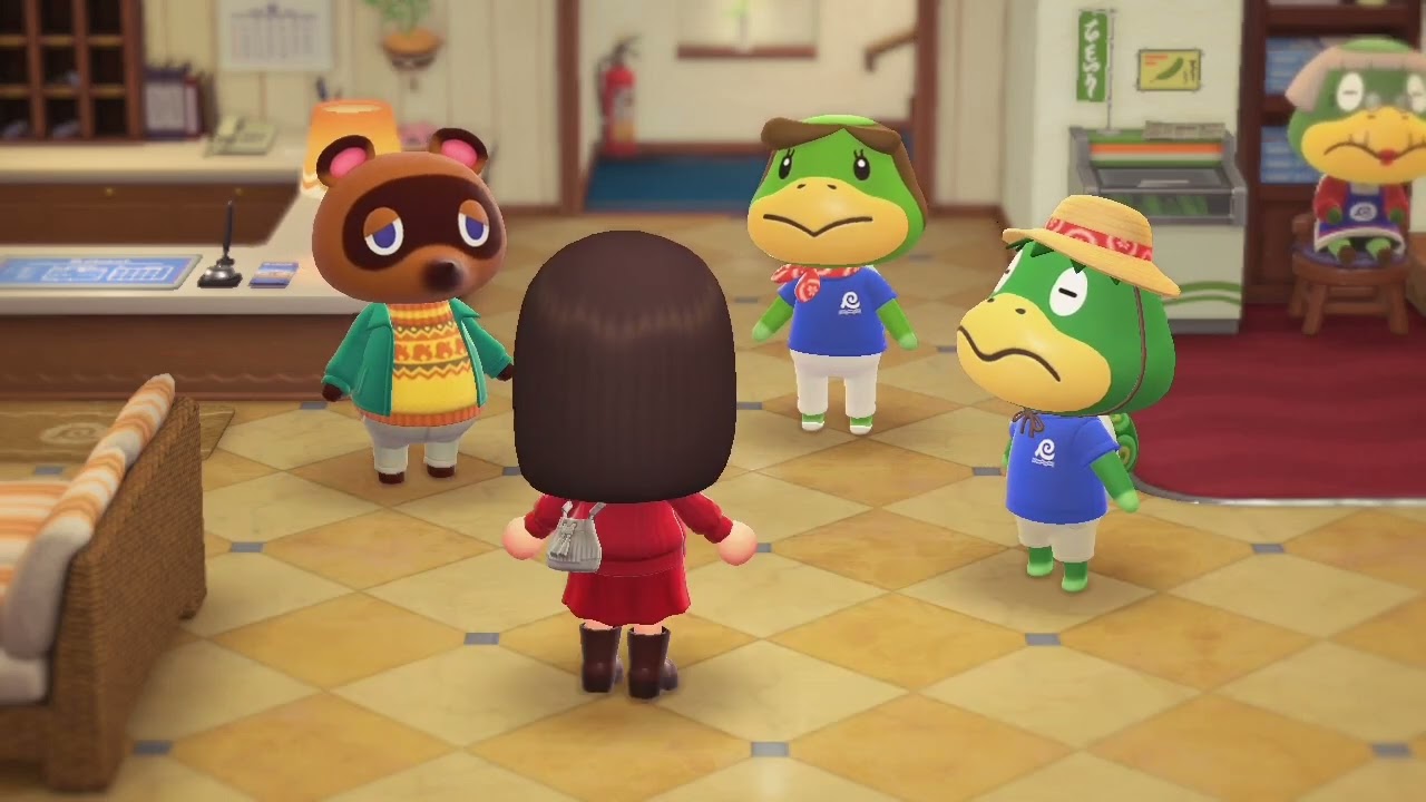 First time experiencing acnh hotel update | Animal Crossing funny moments 