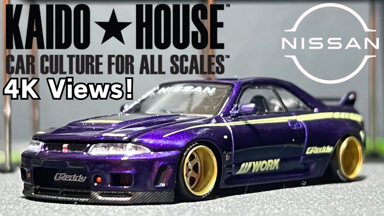 Unboxing Kaido House 2023 Nissan Skyline GTR R33 Kaido Works - Purple