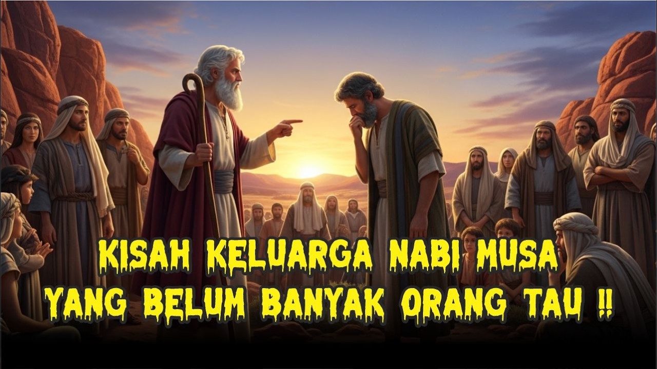 KELUARGA NABI MUSA YANG BELUM BANYAK ORANG TAU❗