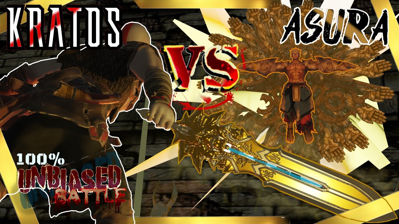 Asura Vs Kratos |100% UNBIASED BATTLE|