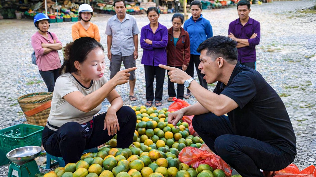 How to cook noodles with eggs, harvesting pineapples, oranges to sell at the market