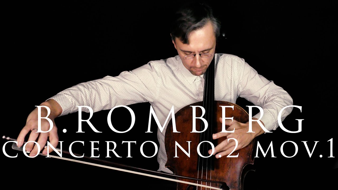 B. Romberg Cello Concerto No 2 in D Major First Movement | Fast and Slow Tempo
