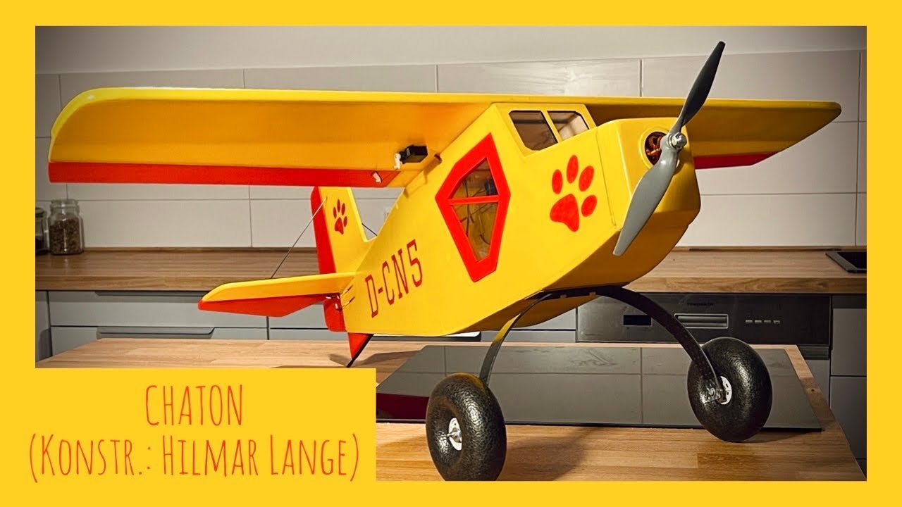 RC Modellflugzeug CHATON (Konstr.: Hilmar Lange)