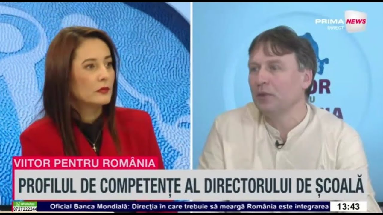 Prima News, 23 ianuarie 2026 - Marian Anghel, Comunitatea pentru Excelență în Managementul Școlar