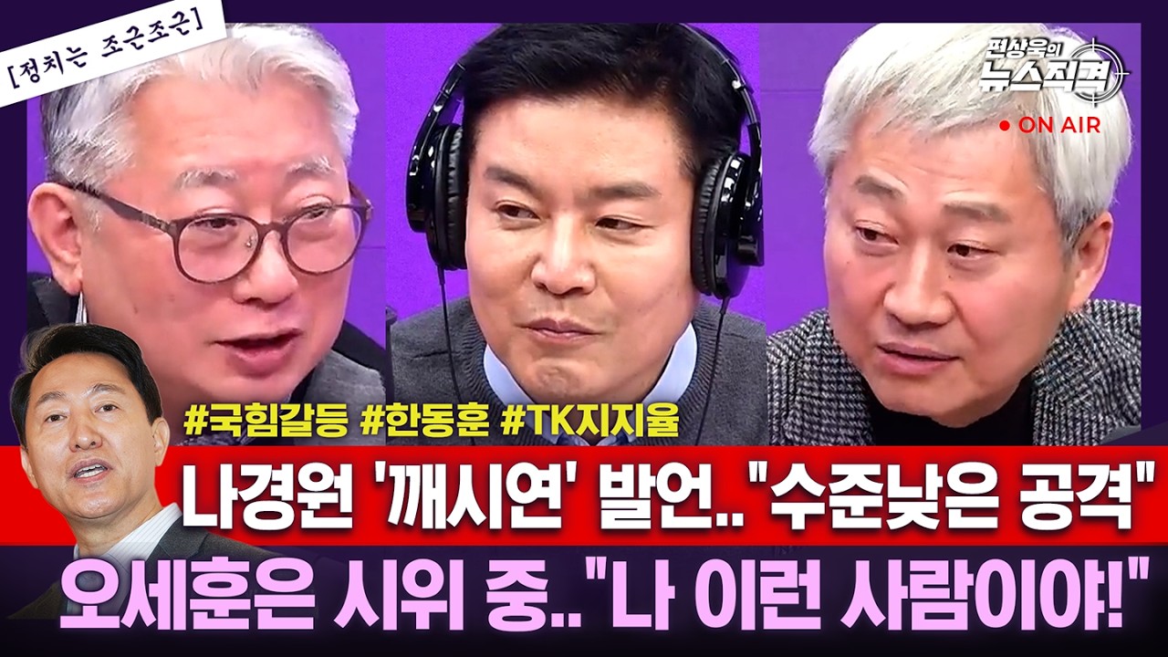 [뉴스직격] 나경원 '깨시연' 발언.. 