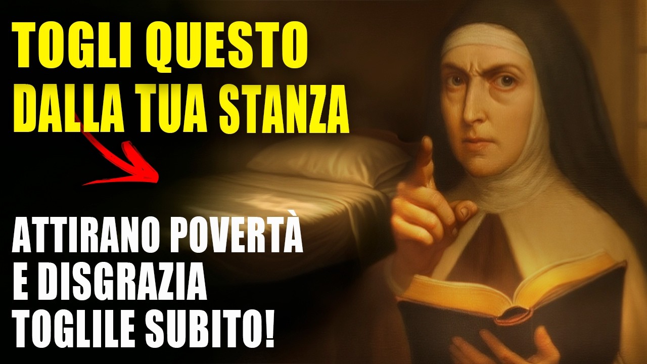 SANTA TERESA RIVELA: 7 COSE CHE DEVI TOGLIERE DAL LETTO — ATTIRANO POVERTÀ E DISGRAZIA