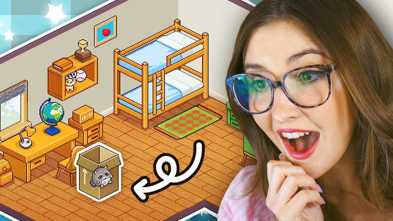 this game is about unpacking & decorating your room 📦