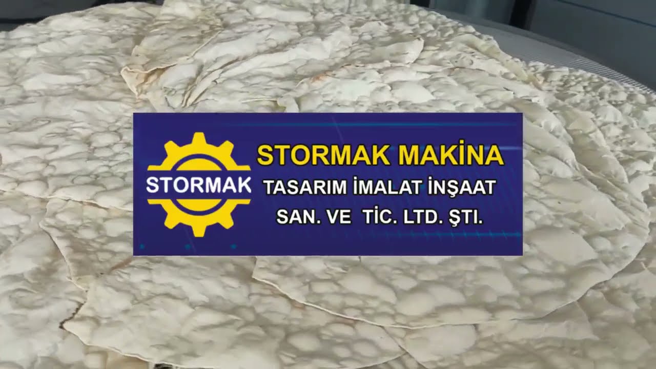 خط انتاج خبز الصاج الصحي وخبز التنور و LAVASH من شركة stormak makine