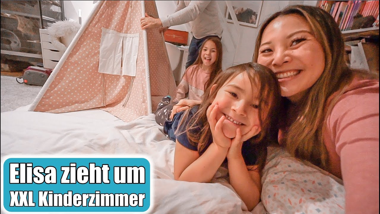 Elisa zieht um 🙈 Neues XXL Kinderzimmer im neuen Haus! Übernachtungsparty mit Clara | Mamiseelen