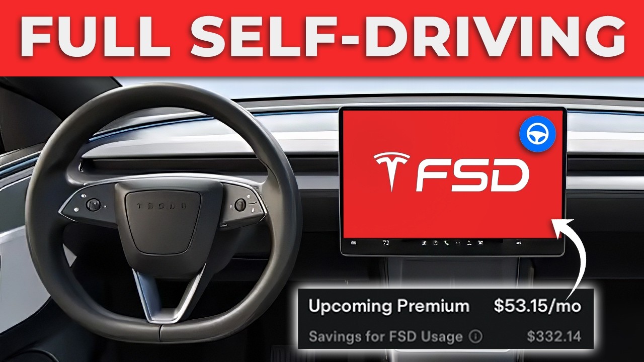 Новое обновление FSD от Tesla может сэкономить вам КУЧУ денег!