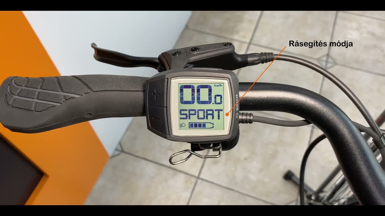 Bosch Purion kijelző használati útmutató
