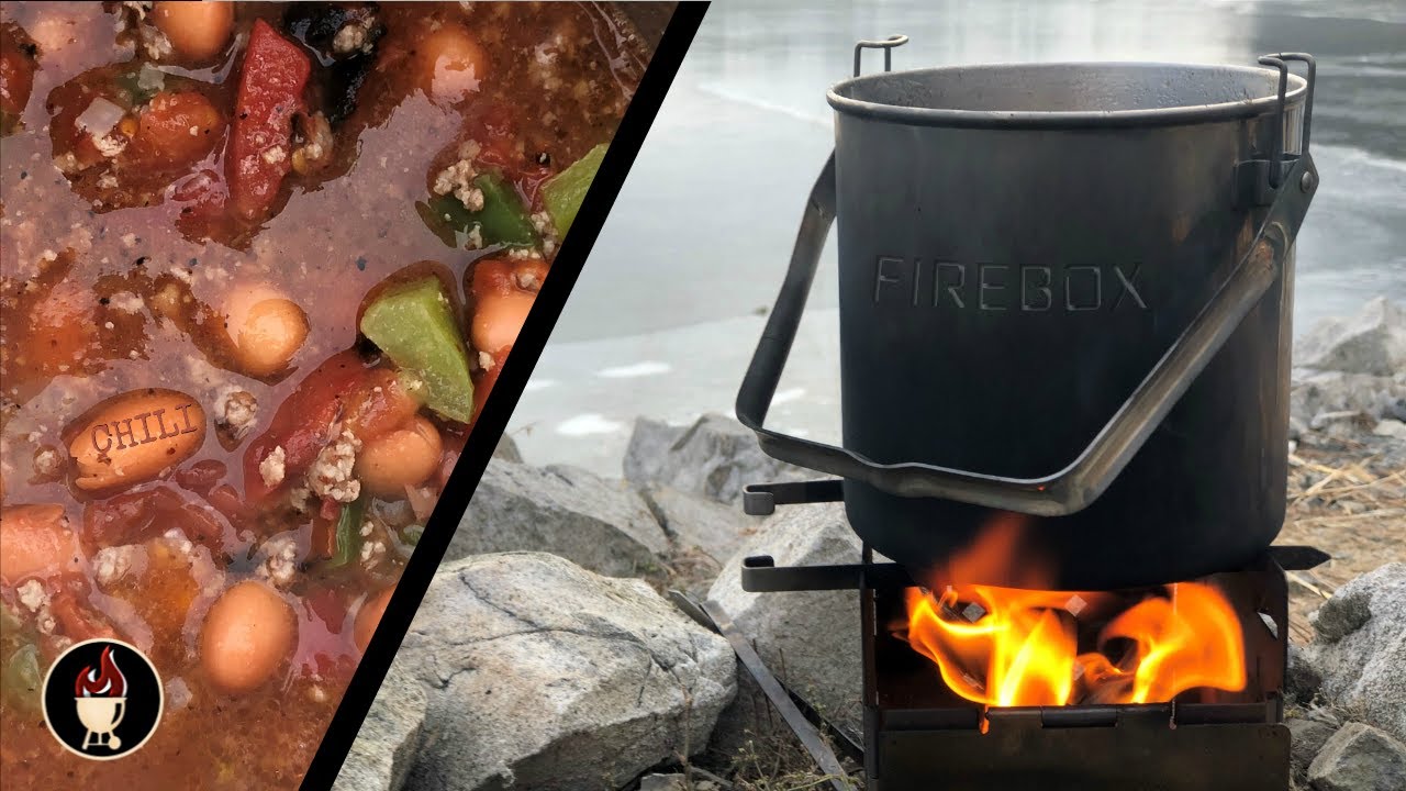 Steak and Chili On The Firebox Stove | Hike and Cook
