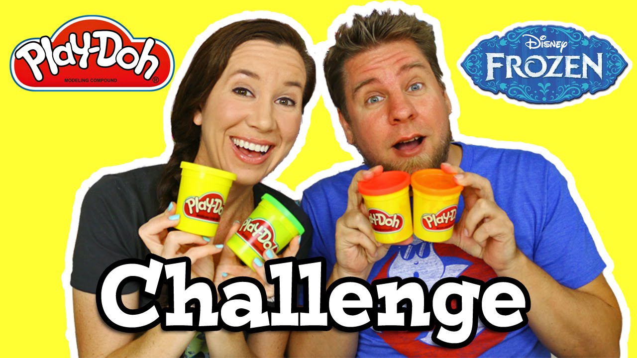 Play Doh Challenge Disney Frozen