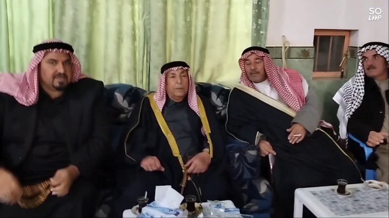 امير قبيله الجبور عبدالرزاق مجبل الوكاه في مضيف الشيخ ابو سداد في ناحيه الشورة