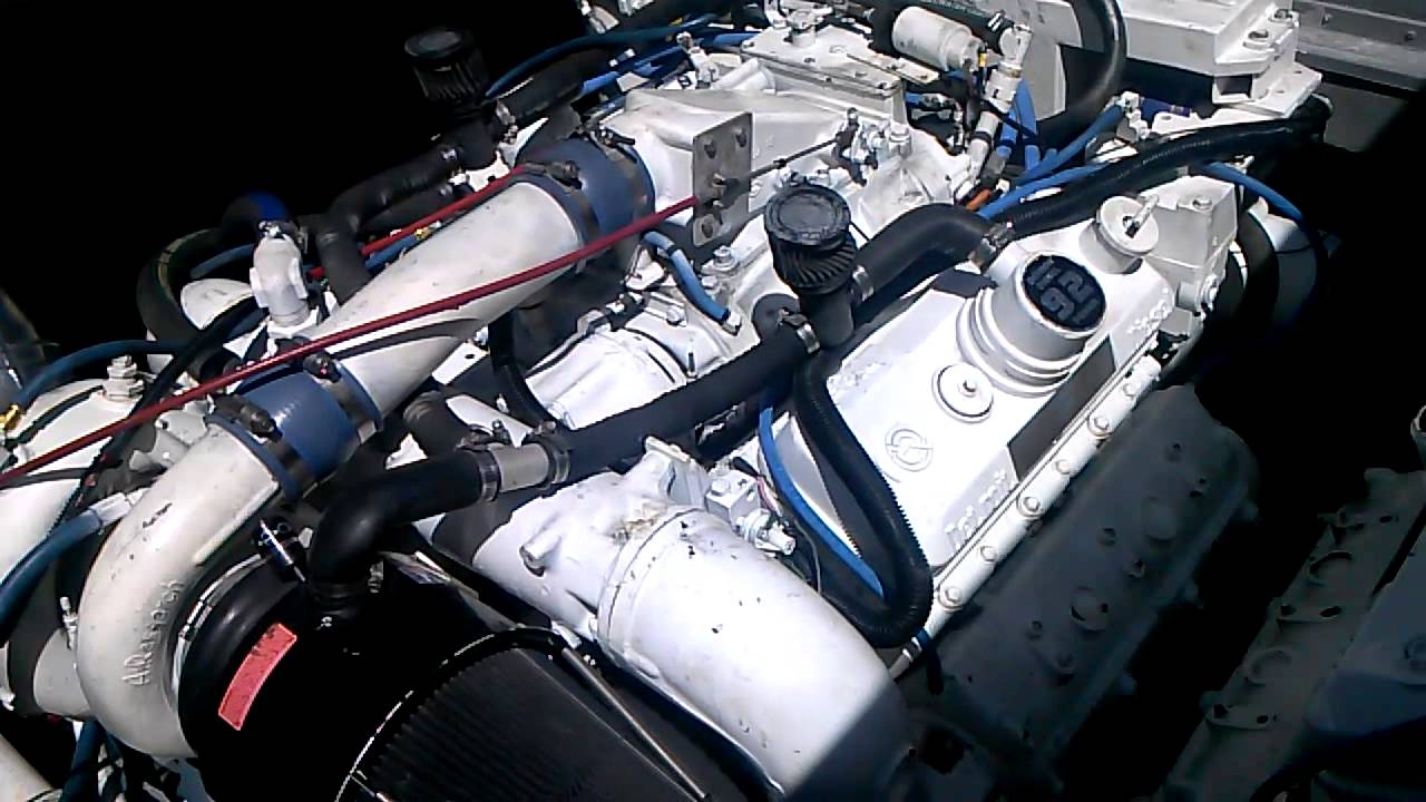 Detriots 6v92's 42' Magnum marine