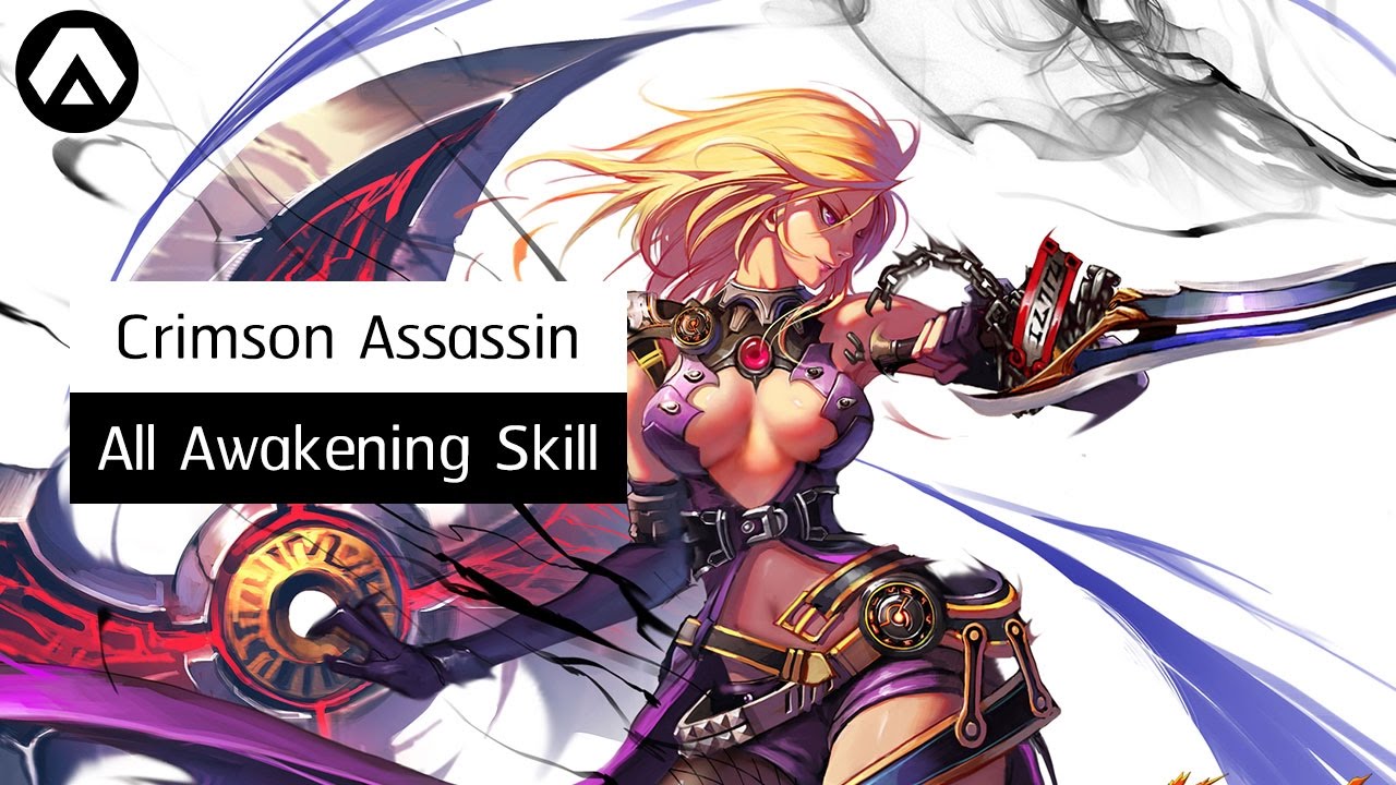 [Kritika] New Crimson Assassin : All Awakening Skill (LV.10) Red & Blue