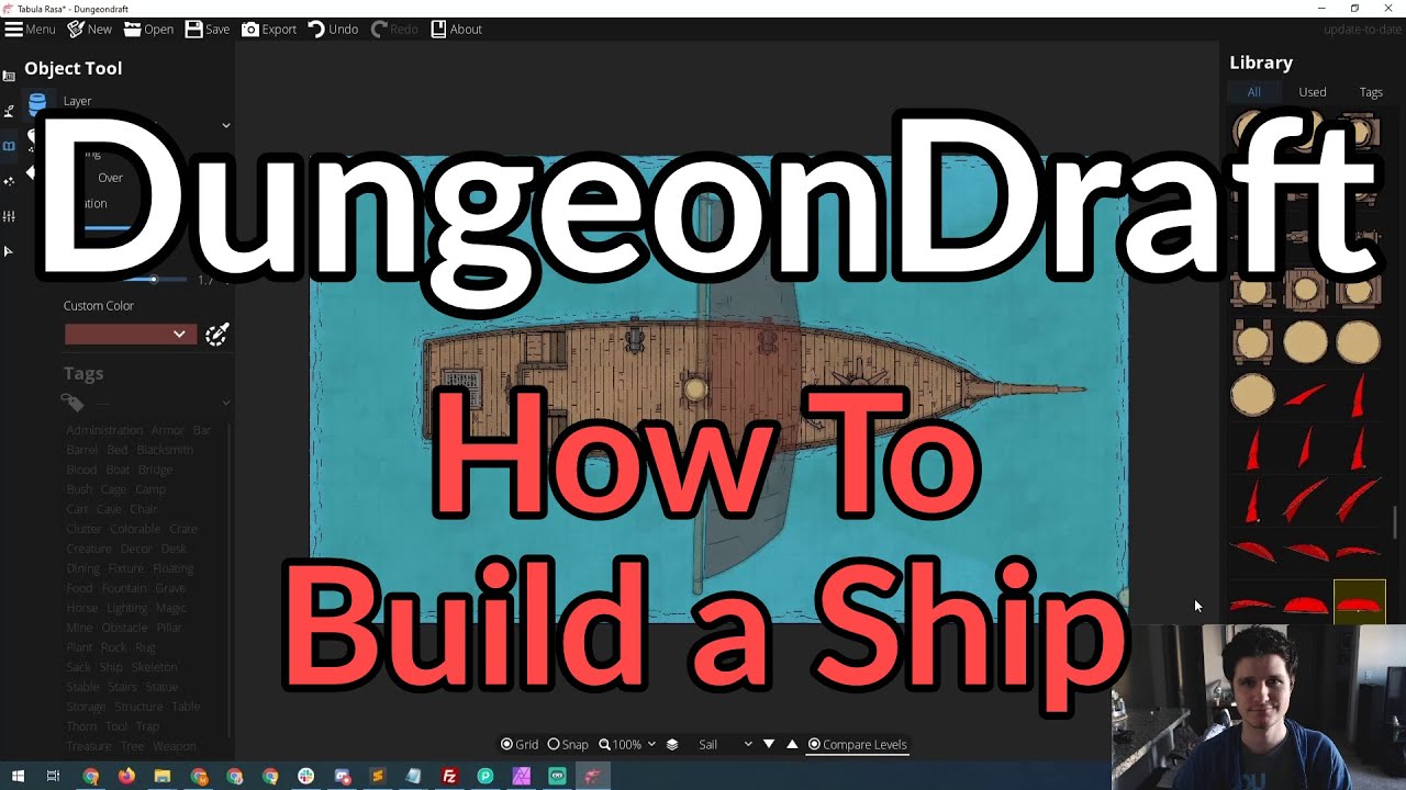 How To Build a Ship in DungeonDraft