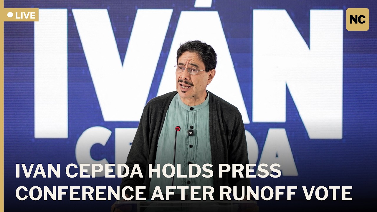 🔴LIVE: Colombia's Ivan Cepeda Holds Press Conference After Runoff Vote | AC1C