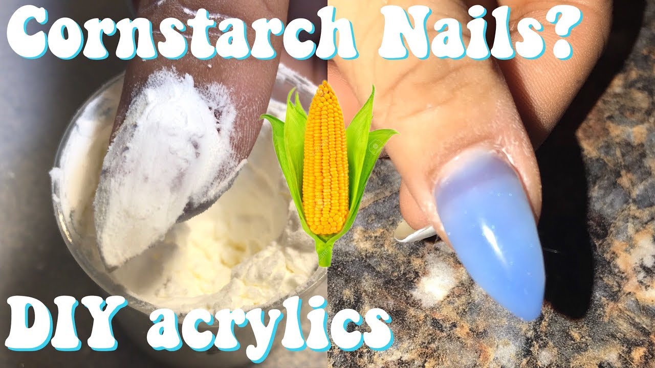 I Tried The Cornstarch Nails And... || DIY FAKE NAILS WITHOUT ACRYLIC!