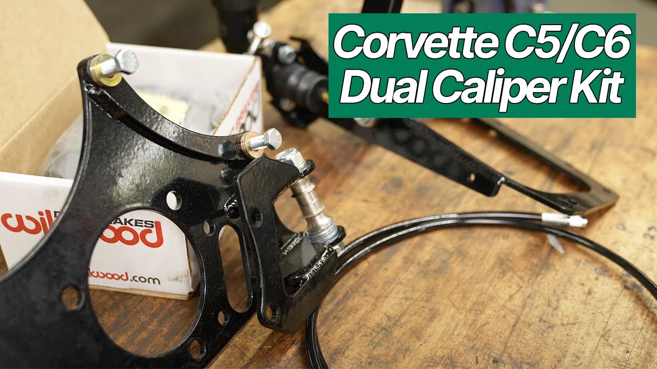 FDF Corvette C5/C6 Dual Caliper Bracket & Handbrake Install (Step by Step)