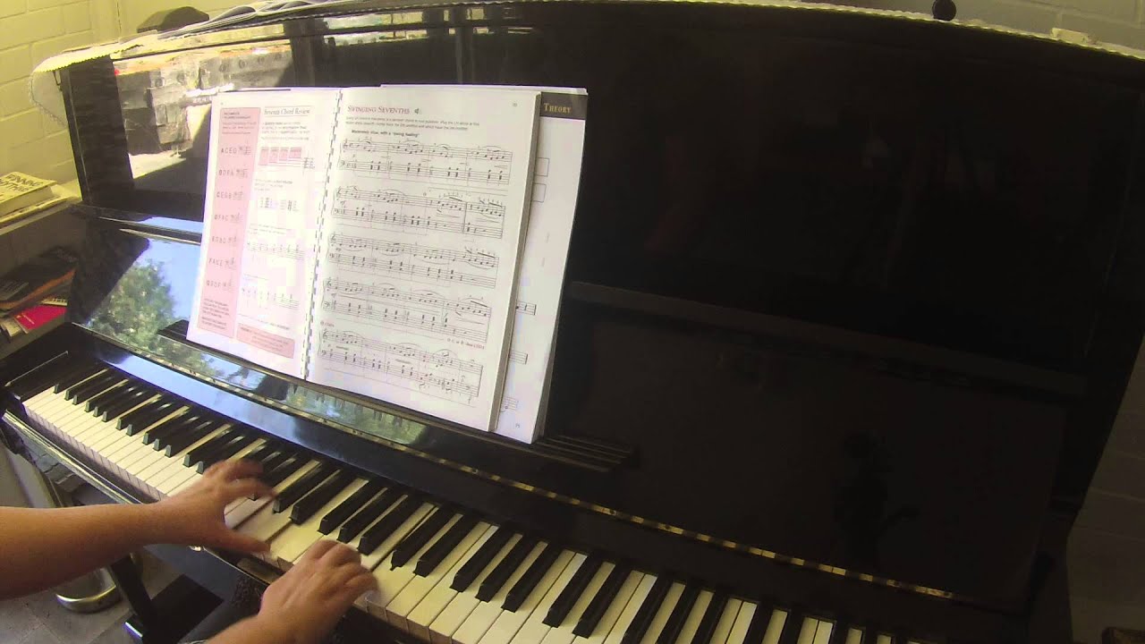 Swinging Sevenths Alfred's basic adult piano course all-in-one level 2