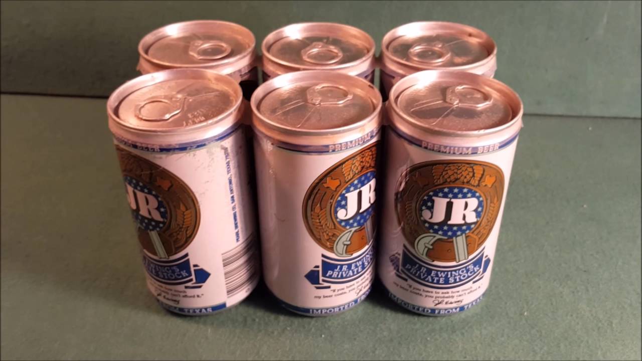 J.R. Ewing's Private Stock Beer 1980 Pearl Brewery San Antonio UNOPENED!