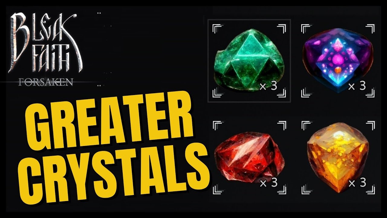 ALL 12 Greater Crystal Locations In Bleak Faith Forsaken