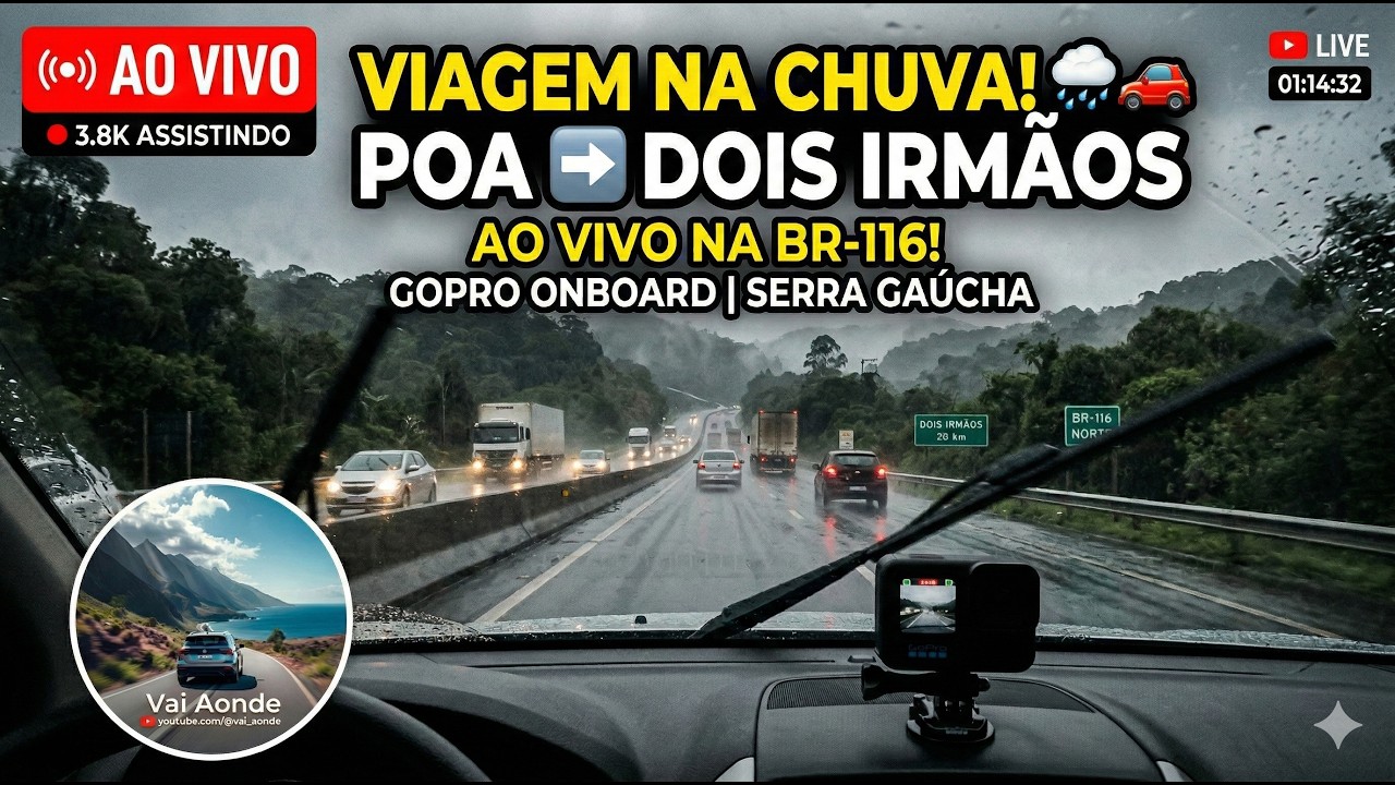 Porto Alegre a Dois Irmãos - gravação da transmissão ao vivo de  24.02.26